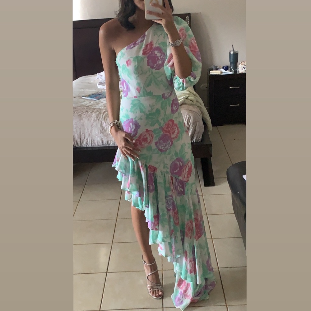 Lovers + Friends Marcelina Maxi One Shoulder Floral Dress - Revolve